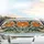 Orange Poppy Flowers Deep Green Leaves Botanical Car Decor Gift Car Sunshade - 5