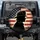 Firefighter Profile American Flag Distressed Patriotic First Responder Gift Spare Tire Cover - 1