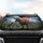 Colossal Roaring T-Rex Dinosaurs Volcano Jungle Prehistoric Adventure Car Decor Car Sunshade - 4