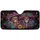 Male Female Sugar Skull Sombrero Calaveras Mexican Flowers Car Sunshade - 3