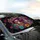 Male Female Sugar Skull Sombrero Calaveras Mexican Flowers Car Sunshade - 6