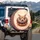 Slumbering Chihuahua Puppy Donut Rainbow Sprinkles - Sweet Treat Dog Lover Gift Spare Tire Cover - 3