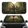 Tabby Ginger Black White Cats Sun-Dappled Forest Wildflowers - Cat Lover Gift Car Sunshade - 1