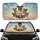 Boxer Dogs Steering Wheel Ride - Dog Lover Gift Car Sunshade - 1