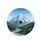 Snow-Capped Mountain Range Green Hills River - Outdoor Adventure Gift for Travelers Spare Tire Cover - 4