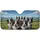 Smiling Border Collie Pack Scenic Road Trip - Dog Lover Gift for Travel Enthusiasts Car Sunshade - 3