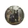 Black Bear Cub Log Cabin Forest - Wildlife Lover Gift Spare Tire Cover - 4