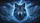 Majestic Wolf Blue Gold Eyes Tumultuous Storm Lightning - Wildlife Lover Gift Car Sunshade - 7