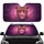 Jaguar Head Pink Lens Sunglasses Bubblegum Pink Purple Mist Jungle - Wildlife Lover Gift Car Sunshade - 1