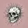 Skull Spikes Shattered Geometric Punk Rock Vehicle Decor - Car Enthusiast Gift Spare Tire Cover - 6