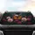 Majestic Monarch Butterflies Vibrant Blooming Garden Roses - Wildlife Lover Gift Car Sunshade - 4