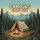 Camping is My Life Rustic Mountain Scene - Outdoor Adventure Gift Spare Tire Cover - 6
