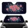 Lush Pink Roses Rose Buds Golden Centers Blue Green Leaves Midnight Blue Car Sunshade - 1