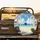 White Boat Tropical Beach Ocean Patio View - Car Decor Gift Spare Tire Cover - 2