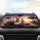Rabbit Family Road Trip Desert Landscape - Car Travel Essentials for Rabbit Lover Car Sunshade - 4