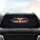 Intense Staring Blue Eyes, Furrowed Brows, Dark Ethereal Smoke - Bold Car Decor Gift Car Sunshade - 4