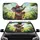 Elephant Orange Cap Steering Wheel Lush Verdant Hills - Road Trip Travel Gift for Elephant Lovers Car Sunshade - 1