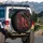 Red Cowboy Boots Black Hat Roses Lasso - Western Lifestyle Cowboy Lover Gift Spare Tire Cover - 3