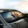 Jovial French Bulldogs High-Speed Travel Scene - Dog Lover Gift Car Sunshade - 6