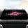 Elegant Pink Flamingo Fuchsia Feathers Glittering Cosmic Night Sky - Wildlife Lover Gift Car Sunshade - 4