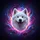 Majestic Fluffy Samoyed Dog Luminous Plasma Swirls Cosmic Void - Dog Lover Gift Spare Tire Cover - 6
