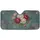 Opulent Deep Rose Pink Cream Blush Vintage Rose Garden Botanical Car Sunshade - 3