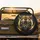 Majestic Golden Tiger Head Golden Yellow Eyes Black Stripes Golden Fur Car Decor Wildlife Lover Spare Tire Cover - 3