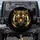 Majestic Golden Tiger Head Golden Yellow Eyes Black Stripes Golden Fur Car Decor Wildlife Lover Spare Tire Cover - 1