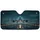 Jet Airliner Wet Runway Night City - Aviation Lover Travel Essentials Car Sunshade - 3