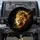 Majestic Golden Crowned Lion Head Intense Gaze with Glowing Mane - Upscale Vehicle Style Spare Tire Cover - 1