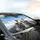 Exhilarated Skeletons Snowy Mountain Winding Road Journey - Winter Adventure Lover Gift Car Sunshade - 6