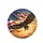 Bald Eagle American Flag Luminous Clouds Golden Sky Patriotic Decor Gift Spare Tire Cover - 4
