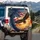 Bald Eagle American Flag Luminous Clouds Golden Sky Patriotic Decor Gift Spare Tire Cover - 3