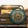 Golden Brass Compass Rose Acanthus Filigree - Explorer Travel Gift Spare Tire Cover - 2