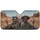 Screaming Zombie Road Trip Desert Mesa - Travel Essentials Horror Fan Gift Car Sunshade - 3