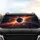 Crescent Moon Craters Nebula Stars Galaxy - Celestial Space Lover Gift Car Sunshade - 4