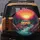 Vintage Camper Van Camping Rocky Stream Forest Sunset - Outdoor Adventure Gift Spare Tire Cover - 5