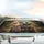 Chihuahuas Road Trip Pink Sunglasses Bow Tie - Pet Lover Gift Car Sunshade - 5