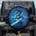 Armored Dragon Luminous Sapphire Sword Blue Gems - Fantasy Lover Adventure Lifestyle Gift Spare Tire Cover - 1
