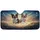 Excited Border Collie Australian Shepherd Dogs - Joyful Adventure Dog Lover Gift Car Sunshade - 3