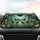 Morpho Butterfly Blue Green Golden Rainforest Canopy Luminous Mist - Wildlife Lover Gift Car Sunshade - 4