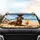 Dachshund Sunglasses Tropical Beach Scene - Golden Sand Summer Essentials for Dog Lovers Car Sunshade - 4