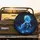 Electric Blue Glowing Horse Dynamic - Nature Lover Gift for Horse Enthusiast Spare Tire Cover - 2