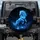 Electric Blue Glowing Horse Dynamic - Nature Lover Gift for Horse Enthusiast Spare Tire Cover - 1