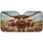 Sunglasses Longhorn Cows Road Trip Fun - Farmhouse Decor Gift for Cow Lover Car Sunshade - 3
