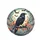 Black Raven Autumn Flowers Bats Full Moon - Wildlife Lover Gift Spare Tire Cover - 4