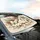 White Daisies Rust Berries Autumn Leaves - Car Decor Gift Car Sunshade - 6
