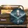 Snow Mountain Dark Lake Full Moon Stars Night Sky Outdoor Adventure Gift Spare Tire Cover - 2