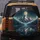 Snow Mountain Dark Lake Full Moon Stars Night Sky Outdoor Adventure Gift Spare Tire Cover - 5
