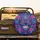 Ornate Symmetrical Calavera Sugar Skull Blooming Flowers - Mexican Folk Art Car Decor Gift Spare Tire Cover - 2